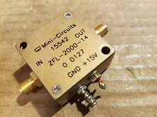 Mini-Circuits 15542 ZFL-2000-14 RF Microwave Amplifier 2GHz +15V SMA(f) #D112001