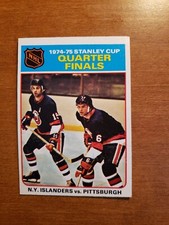 1975-76 OPC Hockey # 4 Stanley Cup Quarter Finals Exmt