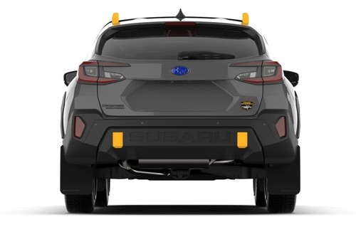 Rally Armor Fits 2024 Subaru Crosstrek (Wilderness Only) Black UR Mudflap - Picture 5 of 6