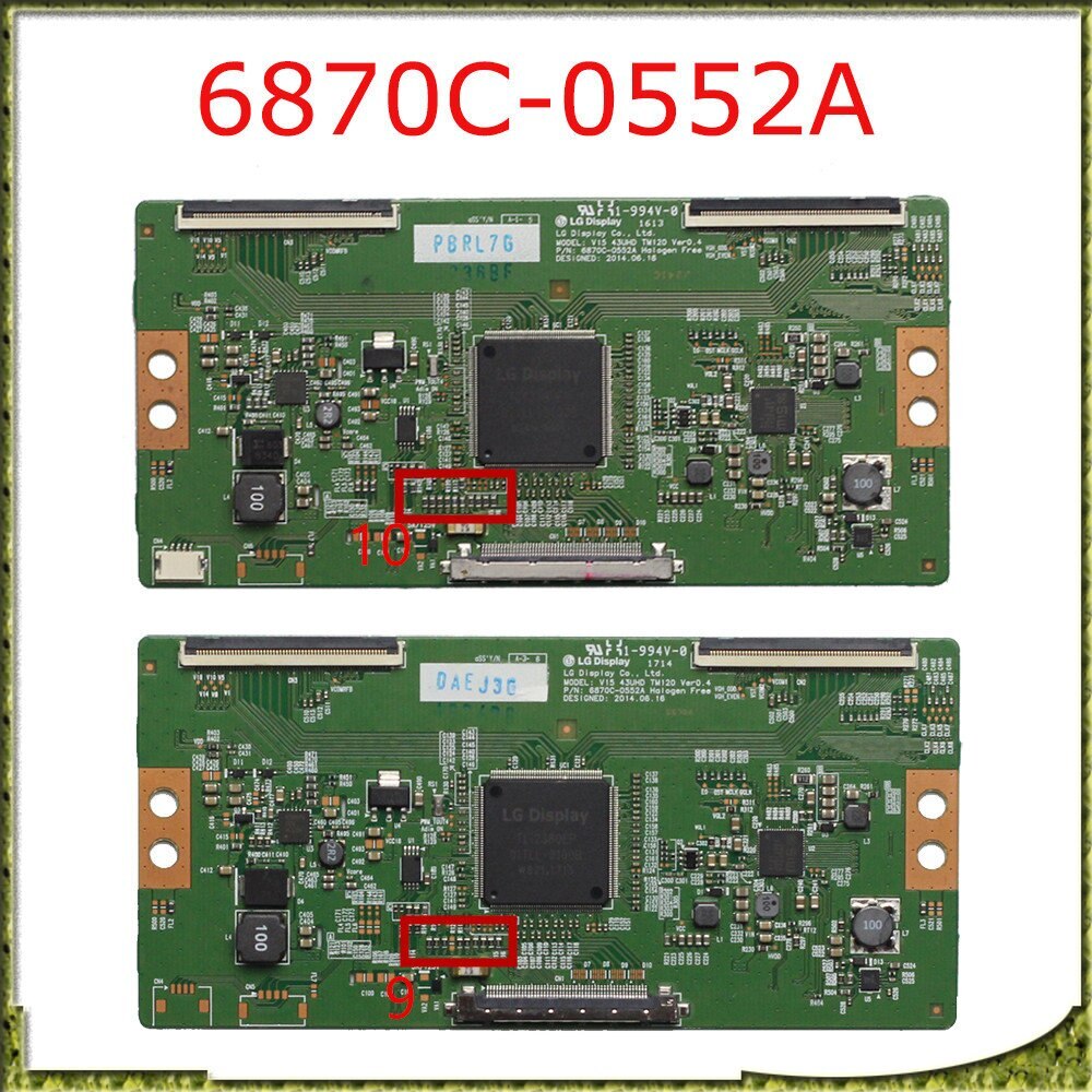 6870C 0552A Tcon 6870C Logic Board for TV Placa Tv Lg V15 43UHD