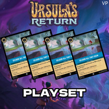4x 164/204 Seldom All They Seem Ursula's Return Lorcana Single