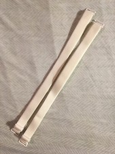 Set of 2 Removable Bra Straps, Adjustable Length Brassiere Supports, Slide Hooks