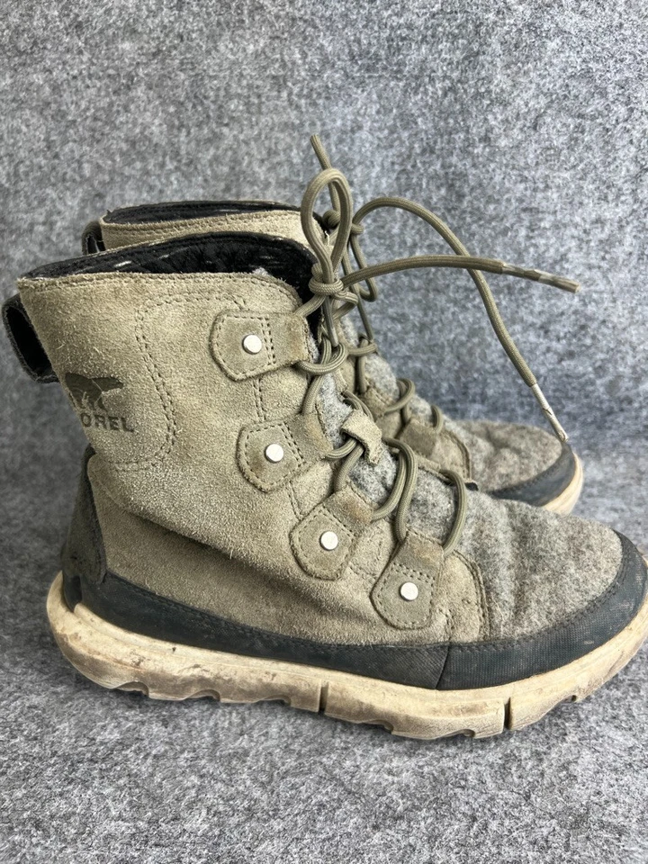 Bota impermeable Sorel Explorer II Joan Felt para mujer 6,5 cuero salvia NL4461-365 Foto 4 de 4