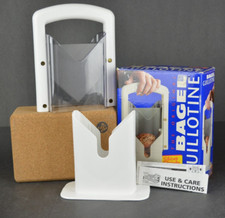 VTG Bagel Biter Cutter The Original Bagel Guillotine Kitchen Gadget, Made in USA