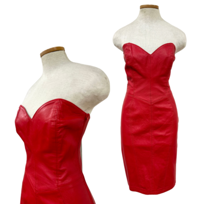 chinese dress ladies North Beach Leather Zip Dress S/M – OMNIA