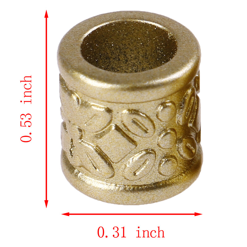 80 Stück Haarzöpfe & Dreadlock-Accessoires – Gold & Silber, Für Haare, Bart, Als Ohrclip Oder Manschette