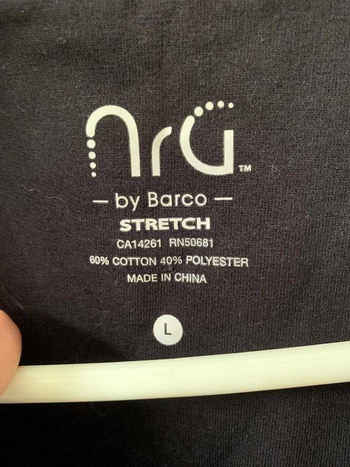 NWT NRG by Barco 2pkt Drop Waist Jacket Indigo/black L Medical - Image 2 of 4