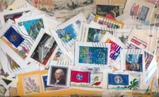 Timbres Etats-Unis avec ca. 50% timbres spéciaux Timbres 50 grammes merchandise 