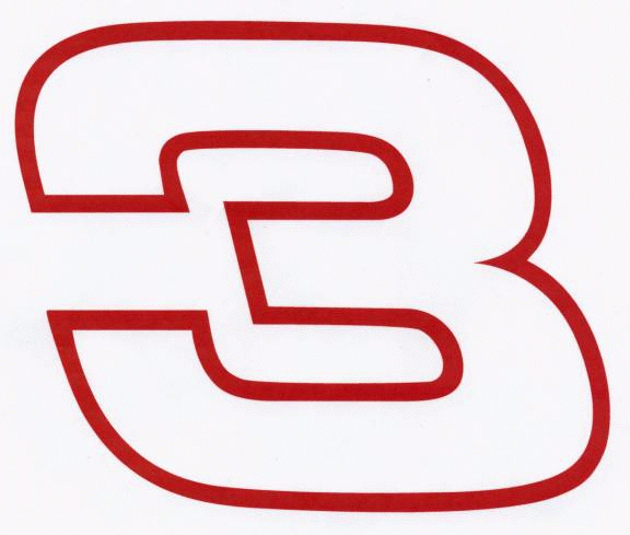 DALE EARNHARDT Sr #3 Decal 14 x 12 racing nascar 012 | eBay