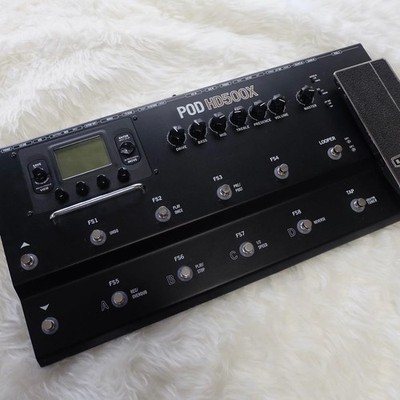 Line 6 POD HD500X Guitar Multi Effects Processor Amp Modeler Tested Japan
