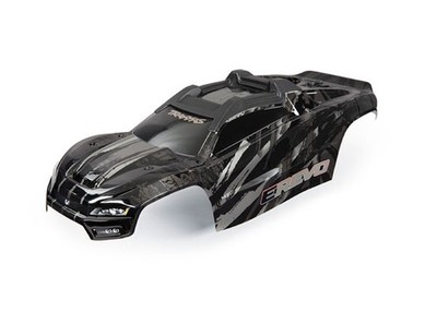 Traxxas Karosserie schwarz mit Dekor für E-Revo 2.0 VXL - 8611R