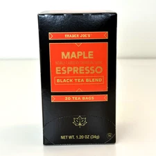 Trader Joe's Maple Espresso Black Tea Blend 1.20oz 34g