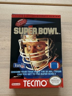 Tecmo Tecmo Super Bowl Complete CIB w/ Box Manual NES NTSC-U/C 1991