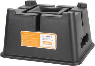  Heavy Duty Trailer Jack Block, for RV Camper Travel (5.8 inches) 1 Pack