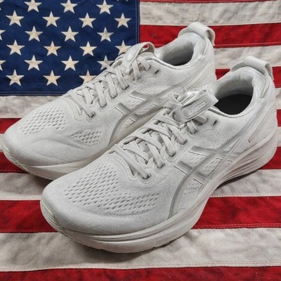 Asics Gel Kayano 32 Running Shoe Oatmeal/Meteor-Grey SAMPLE [1011C052-250] Men 9