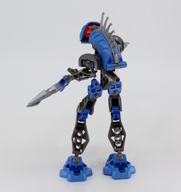LEGO Bionicle Rahkshi Guurahk Blue 8588 Figure w/ Staff Weapon (See Photos)