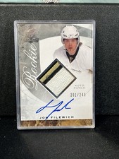 2008-09 UD The Cup Jon Filewich RPA Rookie Patch Auto /249