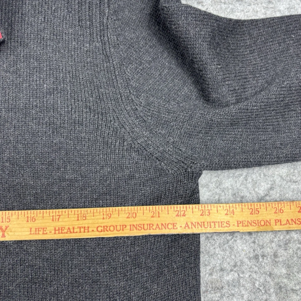 Robert Graham Full Zip Wool Blend Sweater Men’s XL Black Tailored Fit - Image 4 of 4