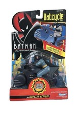 1992 Batman the Animated Series Batcycle Kenner w/ Turbo Sound & Wheelie New