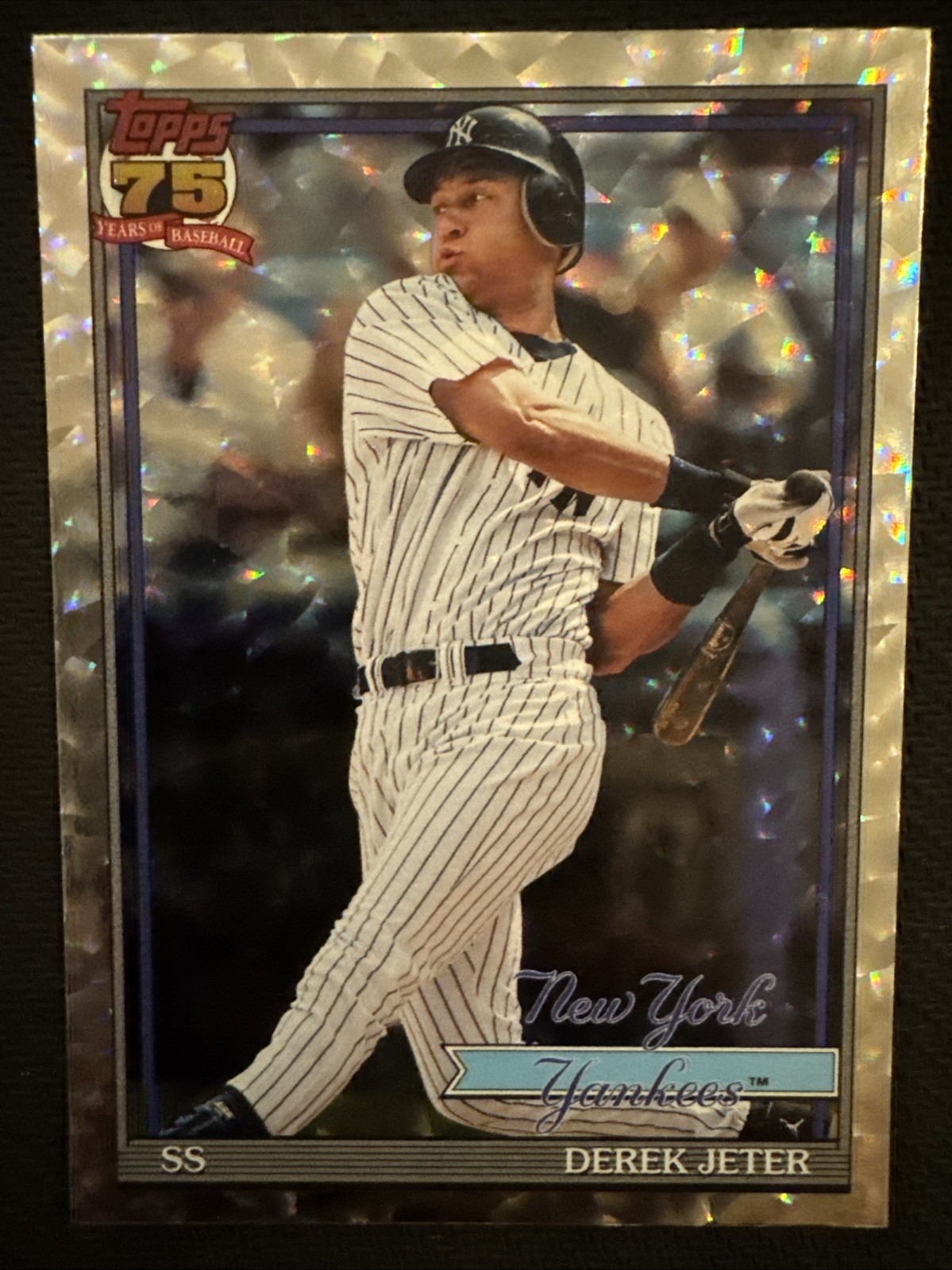 2026 Topps Series 1 - 1991 Topps Baseball Derek Jeter #T91-30 Crackle Foil
