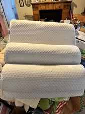 4pcs Orthopedic Bed Wedge Pillow Set, Memory Foam Post Surgery Pillow for Back