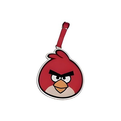 Angry Birds Big Red ID Luggage Tag Travel Suitcase Baggage Adjustable Buckle