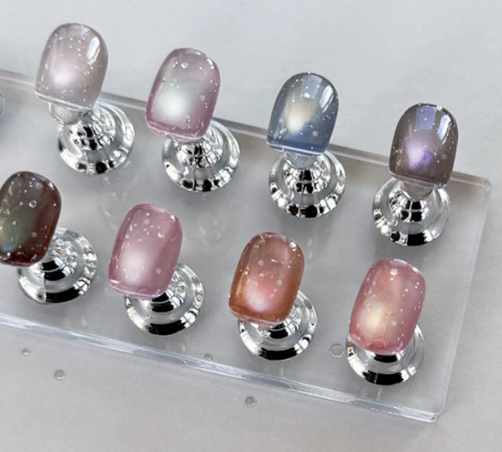 FAUVE DROP Magnetic Gel Nail Polish SET 8 Colors K-Beauty