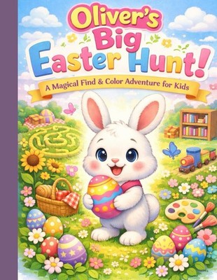 Oliver s Big Easter Hunt Search, Find, Color & Design Your Own Egg Adventure Boo