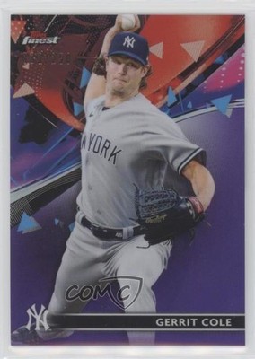 2021 Topps Finest Purple Refractor /250 Gerrit Cole #58 0hw6