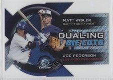 2014 Bowman Chrome Shimmer Refractor 24/50 Matt Wisler Joc Pederson #DDC-WP i5q