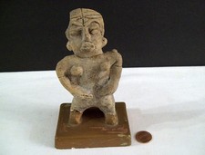 Vintage Pre-Columbian Style Figure &ndash; Similar to Pretty Lady &ndash; Terracotta -