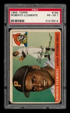 1955 Topps Set-Break #164 Roberto Clemente PSA 1 PR-FR