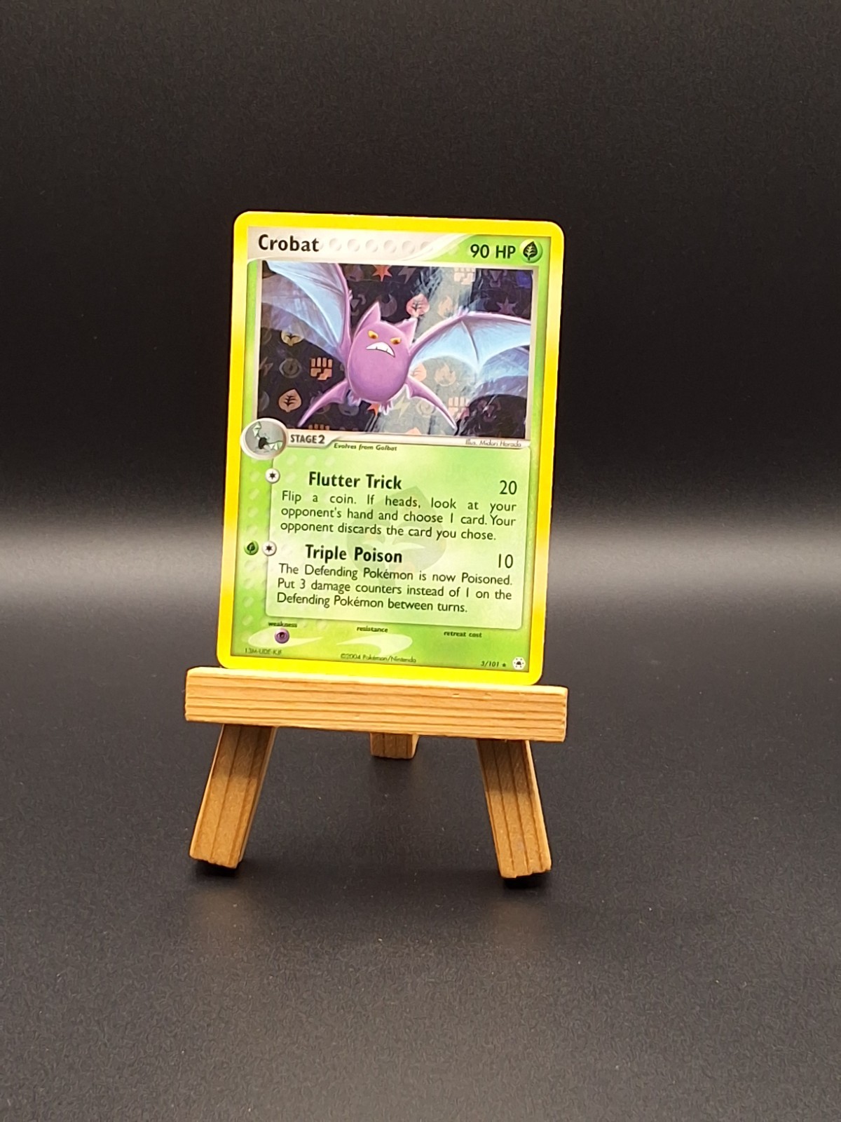 Crobat 3/101 Hidden Legends Reverse Holo