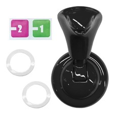 YoRise Car Push Start Button Cover, Metal Engine Start Stop Button Cover, Black