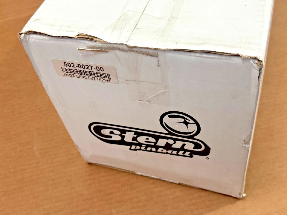 Stern James Bond 007 Official Topper Pinball Machine NEW In Box 502 ...