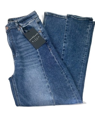 Risen x Social Threads Dylan High Rise Barrel Uneven Hem Jeans Size 30