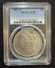 1897-O $1 PCGS AU 50. Morgan Silver Dollar. NICE