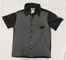 Vintage Hard Rock Cafe La Jolla Logo Black S/S Button Shirt Mens Medium USA Made