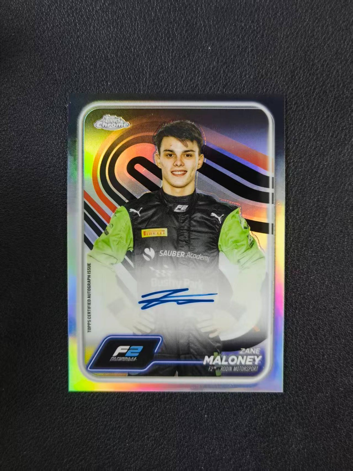 2024 Topps Chrome F1 Zane Maloney AUTO Portrait Silver #CAC-MAL CXY