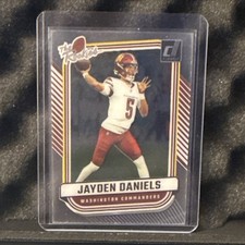 2024 Panini Clearly Donruss The Rookies Jayden Daniels #2 Commanders NFL RC