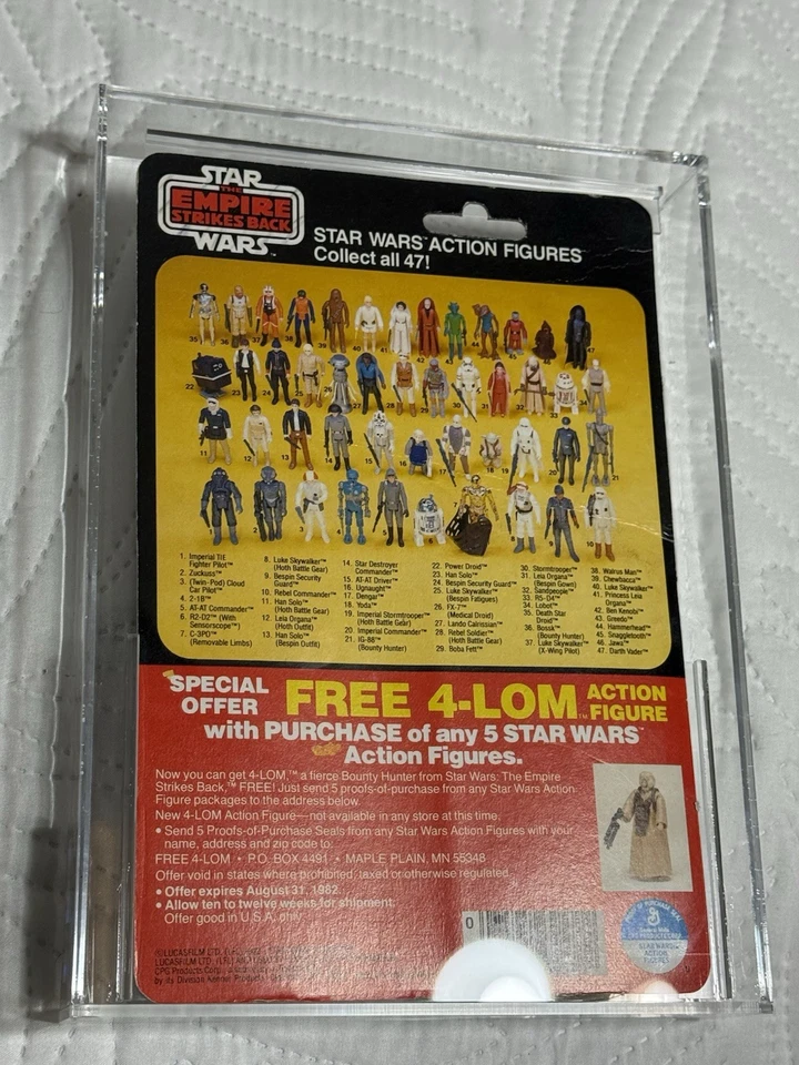 Star Wars Vintage Kenner 1982 C-3PO / 47 Back MOC GRADED AFA 70 - Image 2 of 4