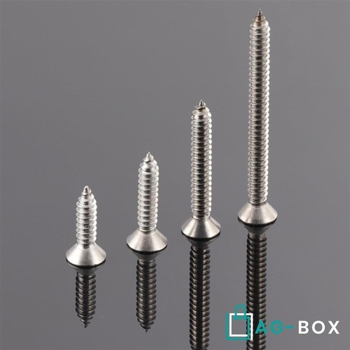 Blechschrauben Ø 2,9mm Edelstahl A2 Senkkopf Kreuzschlitz DIN 7982 ISO 14586 - Bild 7 von 8