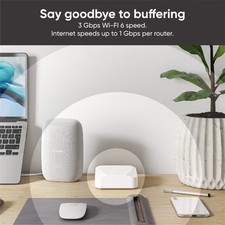 Wyze AX3000 Dual-Band Wi-Fi 6 Mesh Router System, Covers 3000 Sq. Ft, Supports