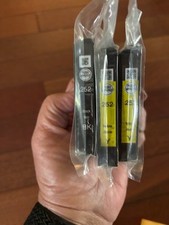  3 Epson 252 Ink Cartridge CMYK Set of 3 NEW OEM Sealed 2-Yellow 1-Black