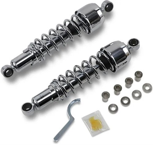 Low Rider Shocks DS Chrome 13in Rear Shock Absorber Pair Harley Low Rider Conv 90-92 | eBay