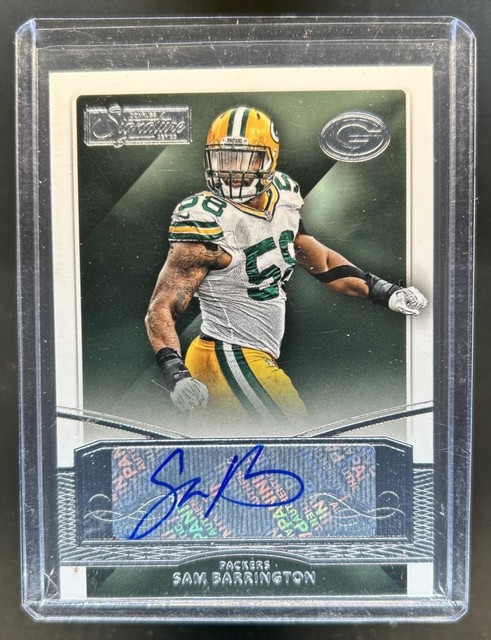 2015 Panini Donruss Signature Series Sam Barrington Autogramm #38 Packers