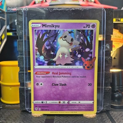 Mimikyu Trick or Trade Darkness Ablaze Holo Pokémon TCG 081/189 Sword & Shield
