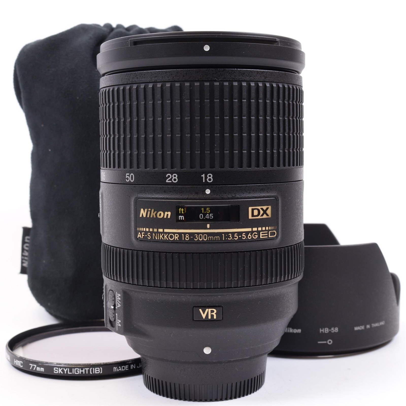 Nikon 18-300mm AF-S DX NIKKOR F3.5-5.6 G ED VR Digital SLR Lens -VM9222 LN-