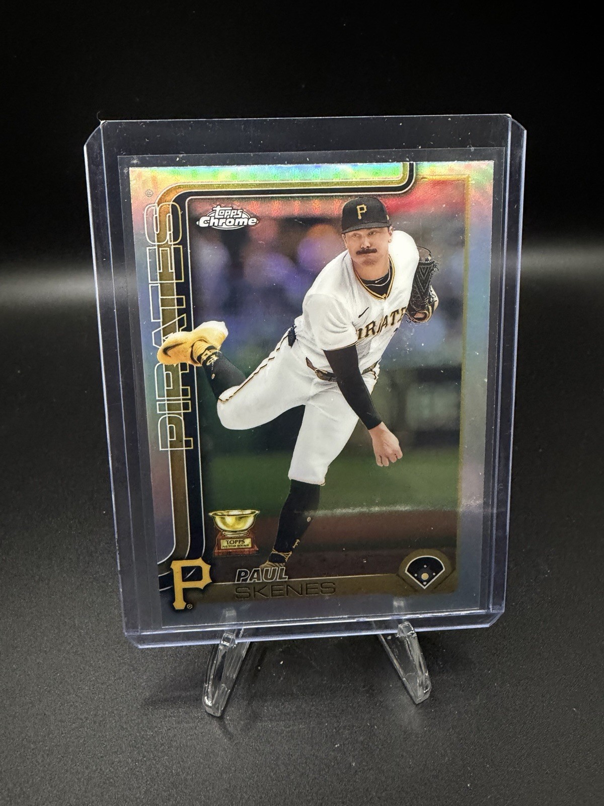 2025 Topps Chrome #300 Paul Skenes Rookie Cup Refractor Pittsburgh Pirates