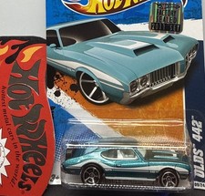 Hot Wheels Olds 442 2011 Models Metallic Blue💥Factory Sealed